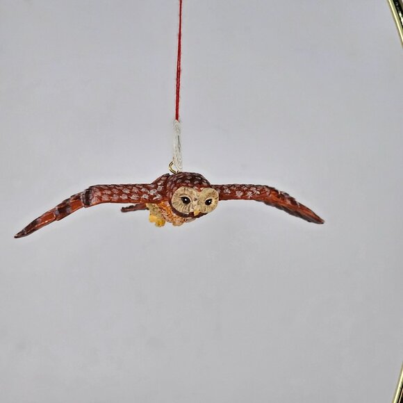 Vintage Midwest Importers Brown Owl Ornament Endangered Species - Picture 2 of 10